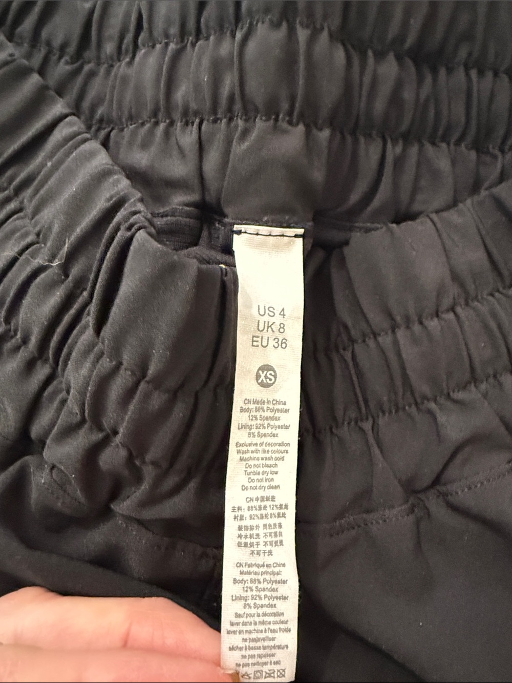 lululemon athletica Black Elastic-Waist Running Shorts - Picture 2 of 3